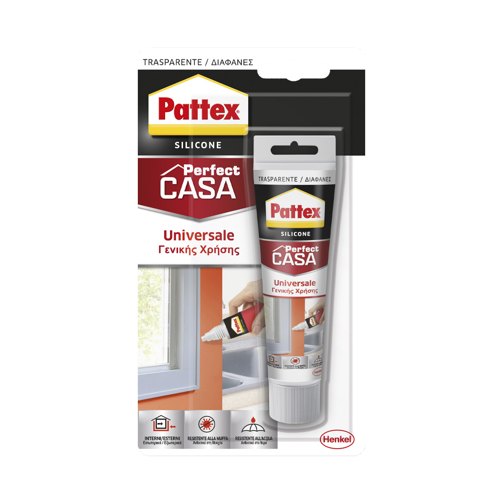 Sigillante Perfect Casa Silicone Universale 60 ml PATTEX - Trasparente
